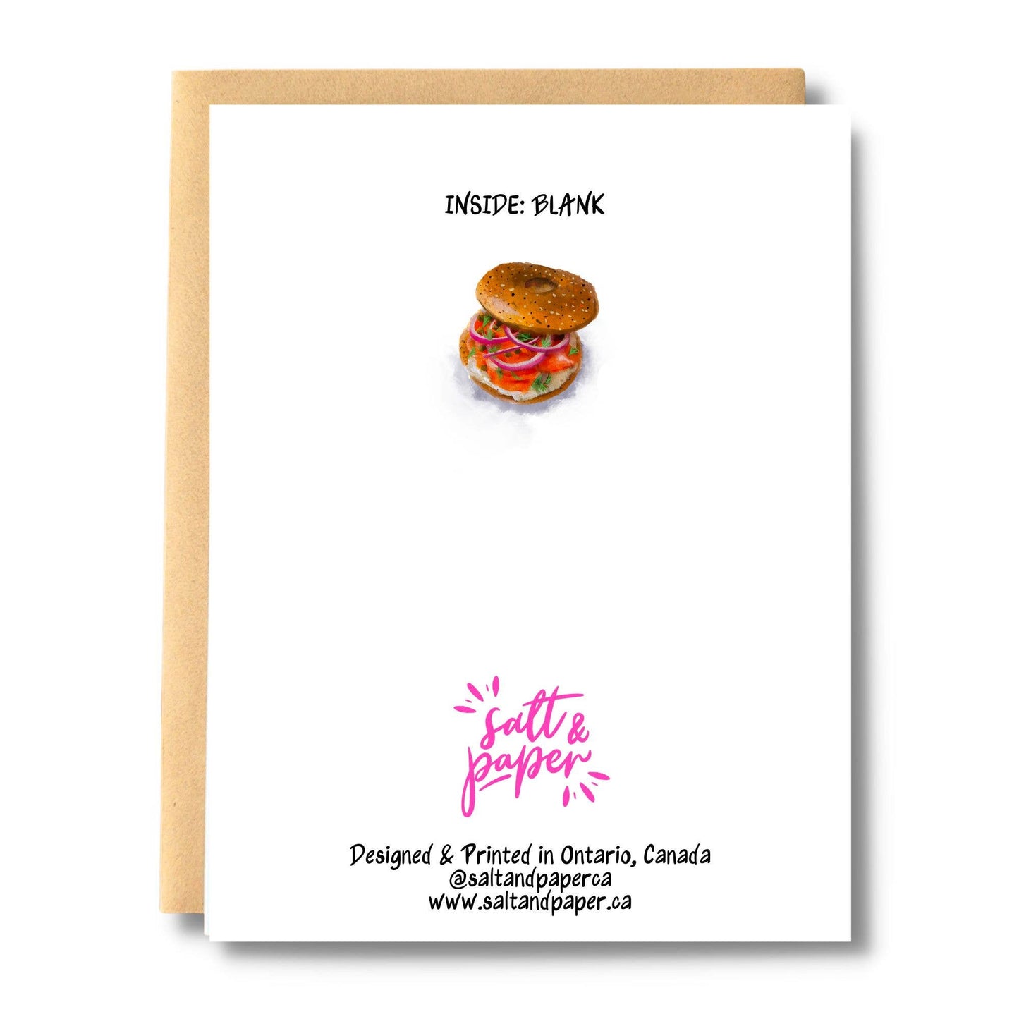 Thank You For Everything Bagel Card