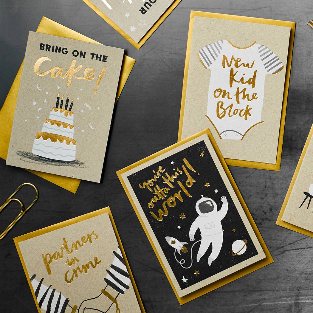 New Kid On The Block Baby Card