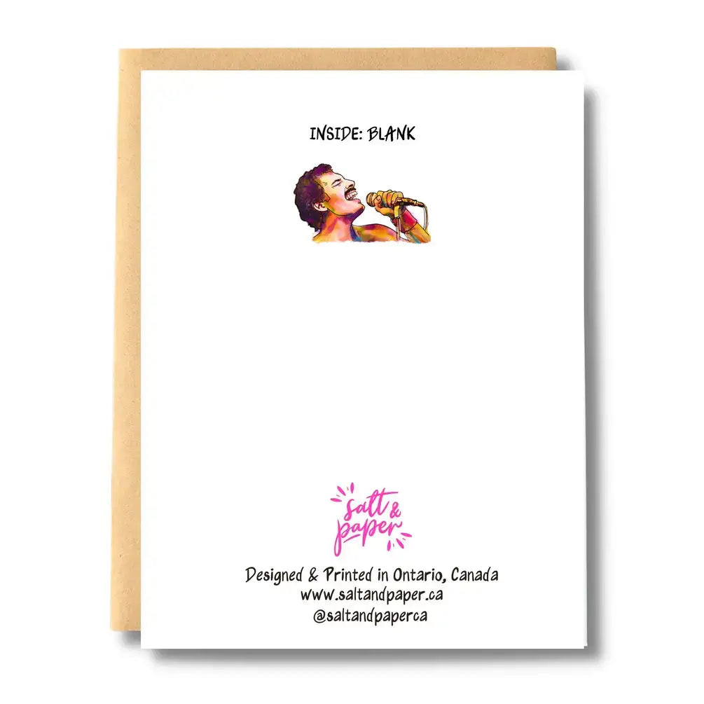 Freddie Mercury Mama Card