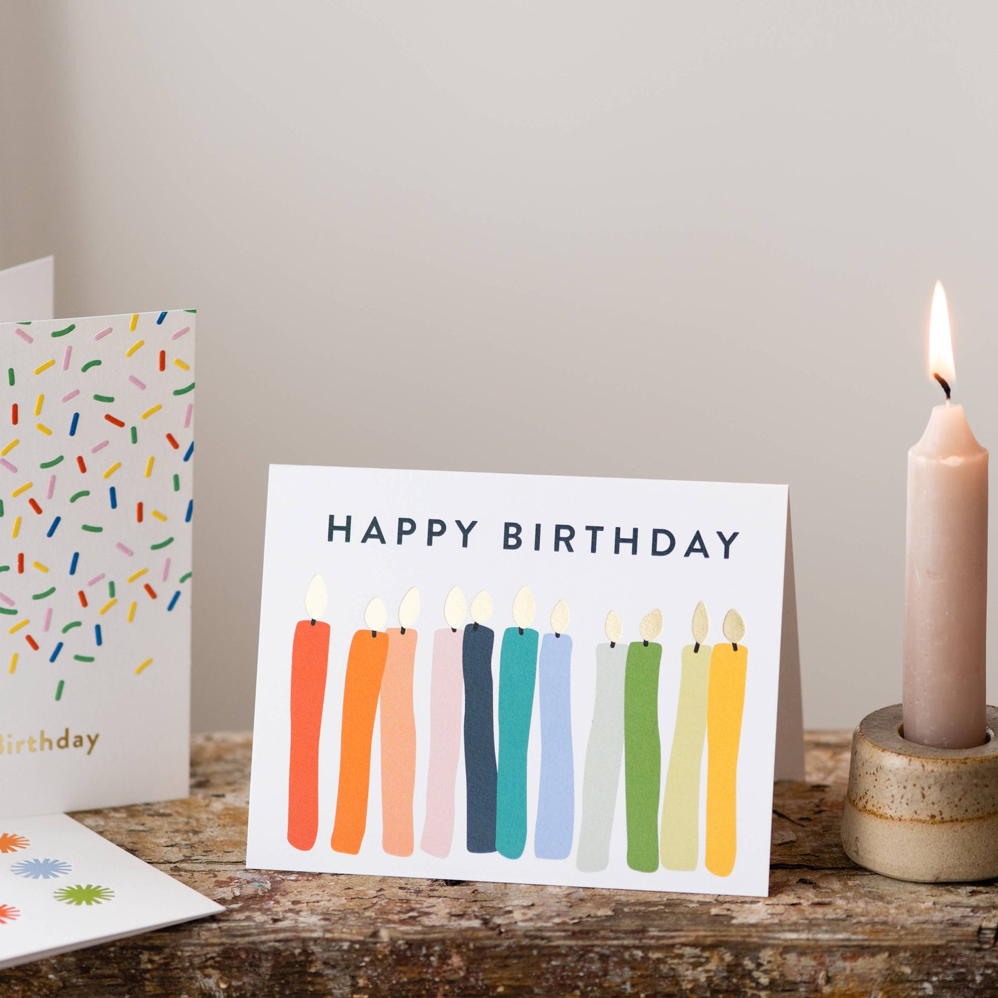 Happy Birthday Candles Card