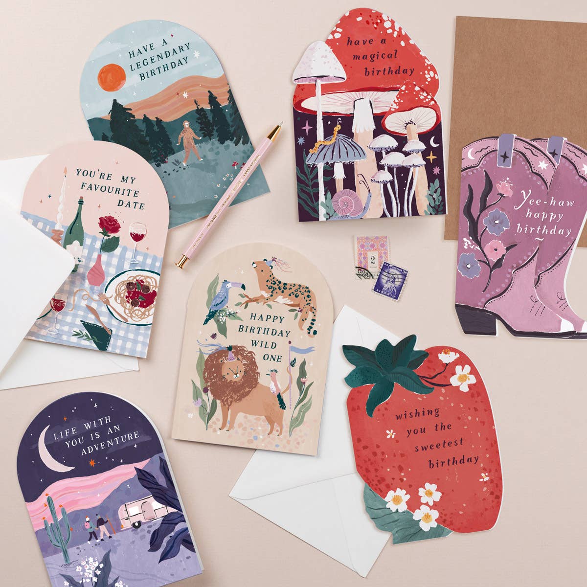 Wishing You The Sweetest Birthday Strawberry Card