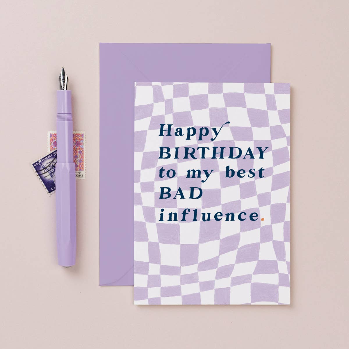 Happy Birthday To My Best Bad Influence Card