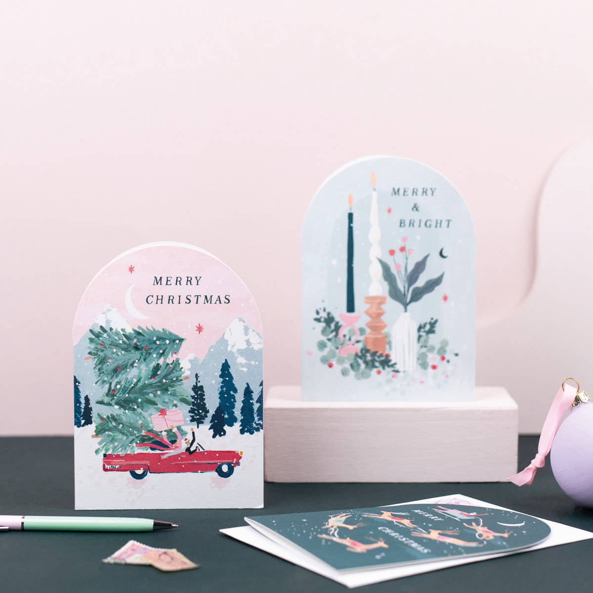 Merry & Bright Holiday Card