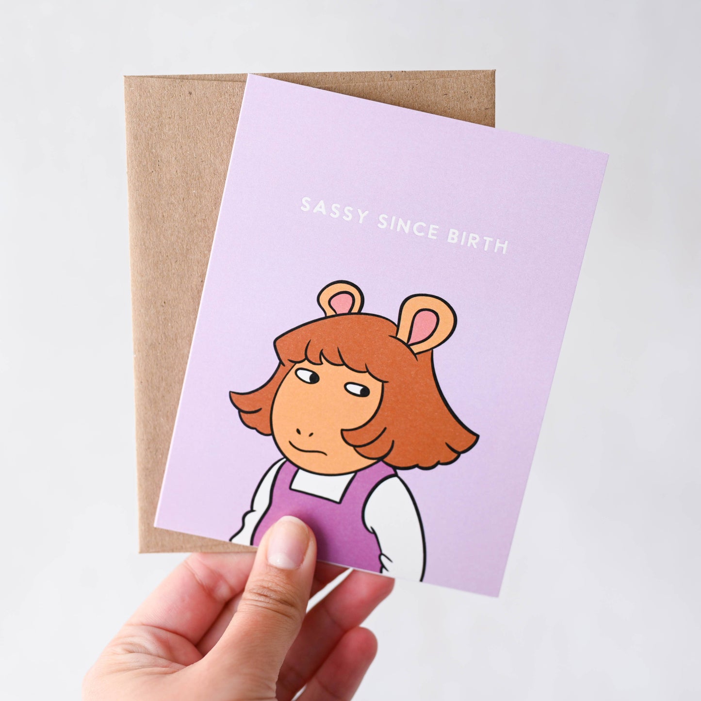Sassy Since Birth DW Arthur Pop Culture Card