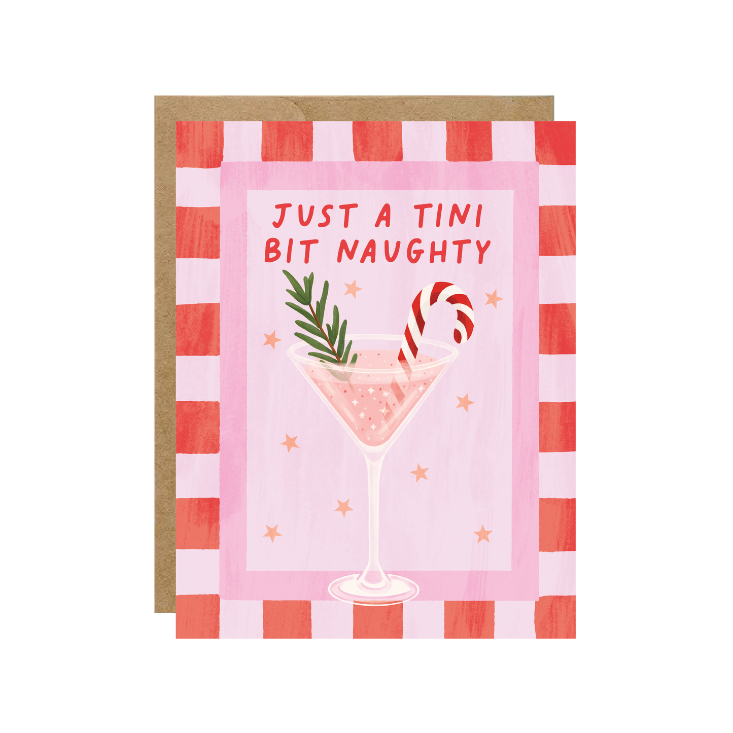 Just A Tini Bit Naughty Holiday Card