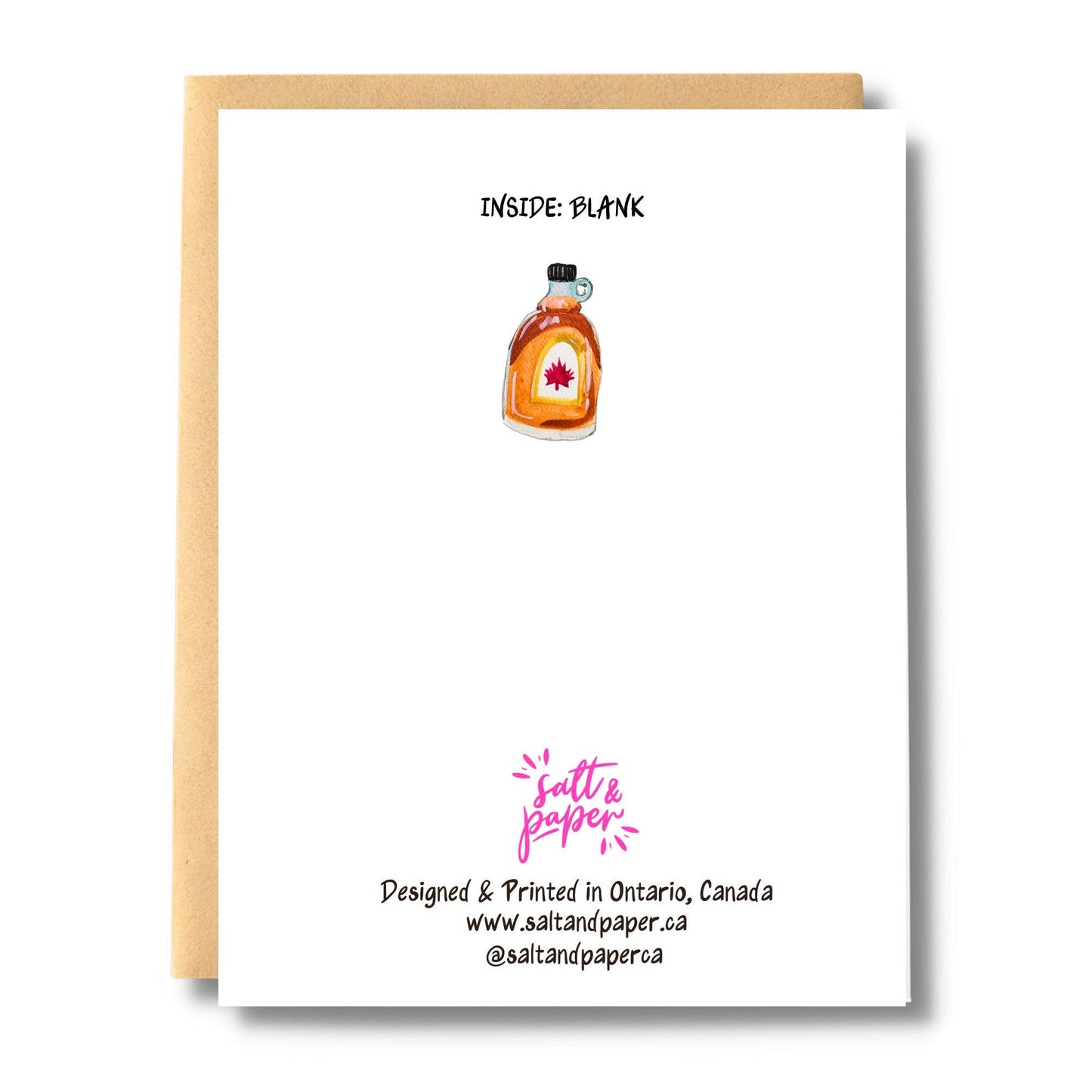 Foods of Canada Card
