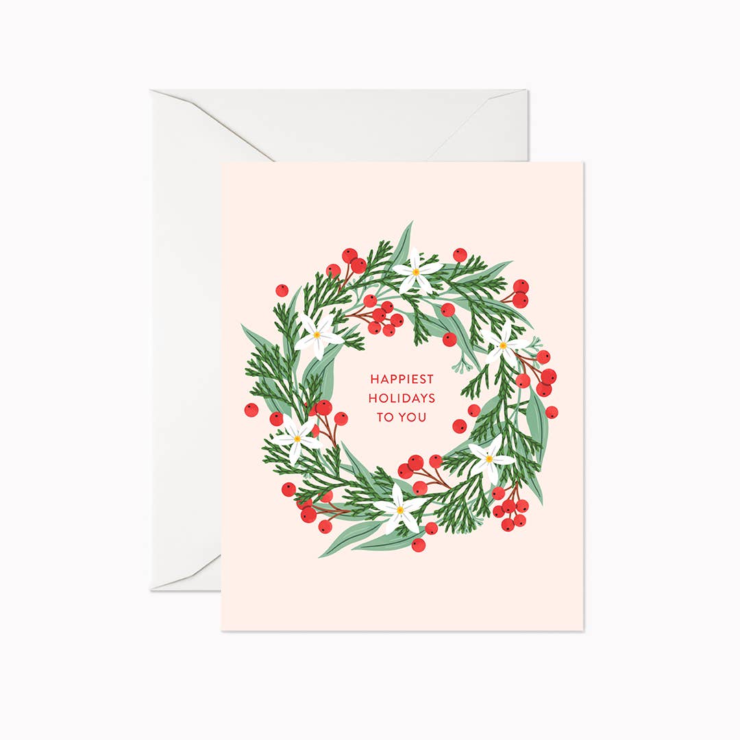 Happiest Holidays To You Card