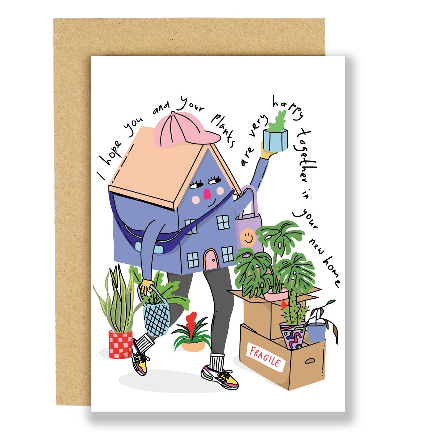 I Hope You And Your Plants Are Very Happy Together In Your New Home Card
