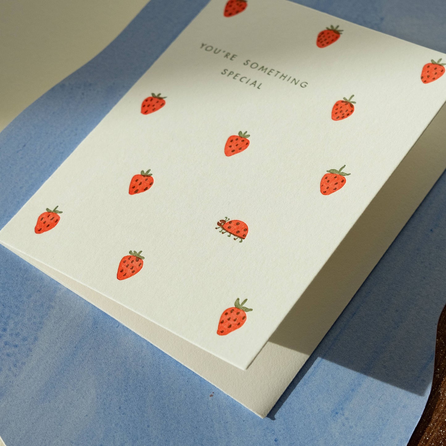 You're Something Special Letterpress Card