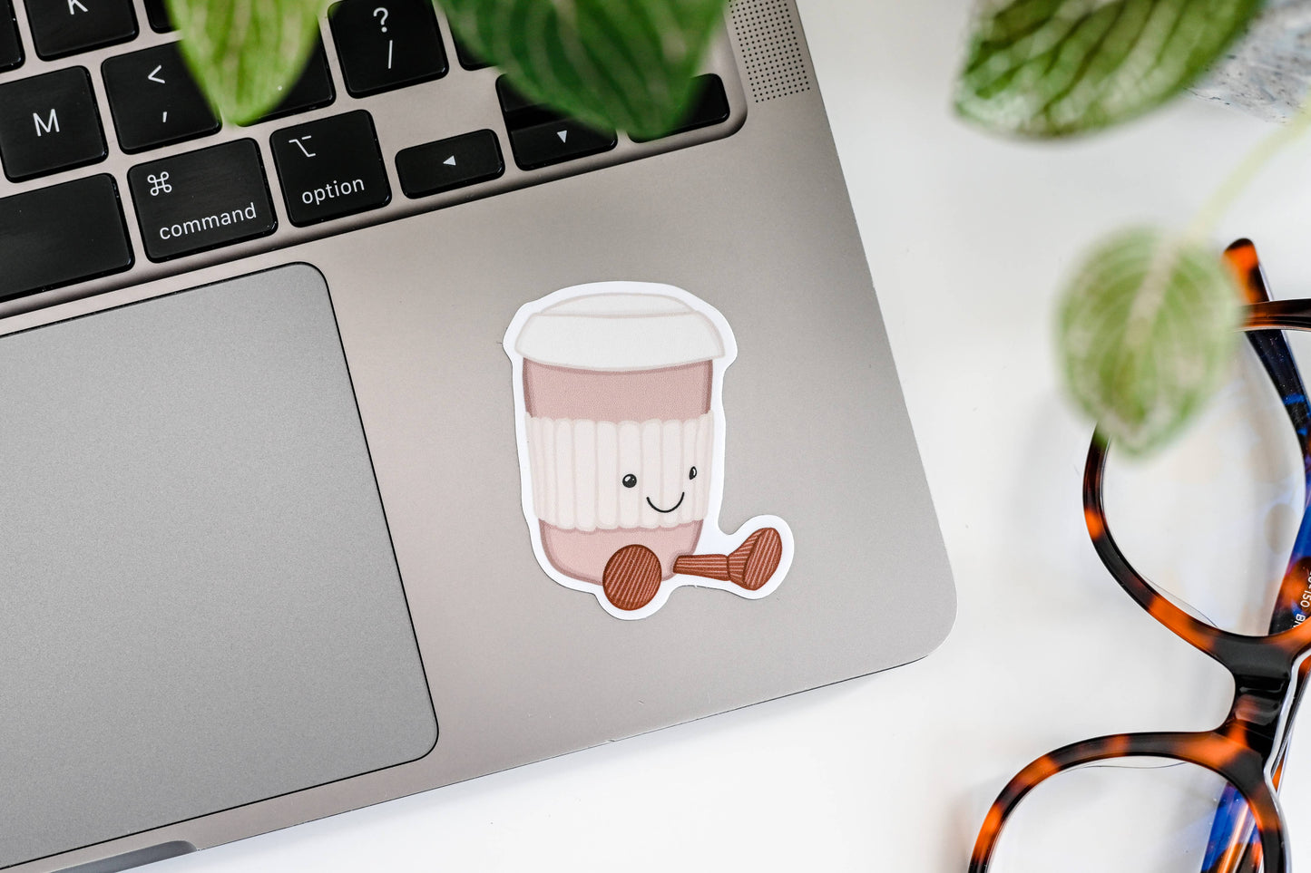 Cozy Latte Inspired by Jellycat • Vinyl Sticker