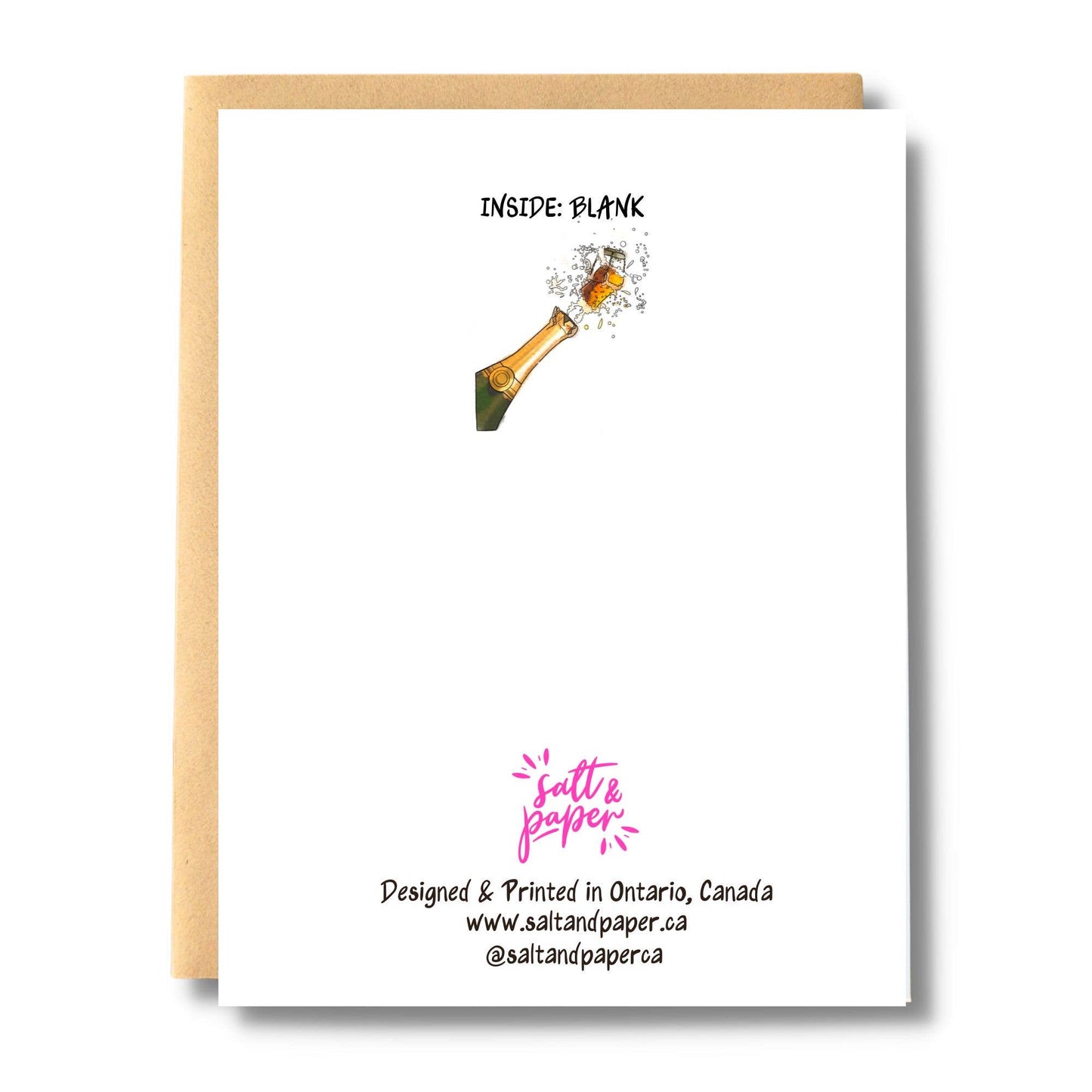 Prosecc-Ho Ho Ho! Holiday Card