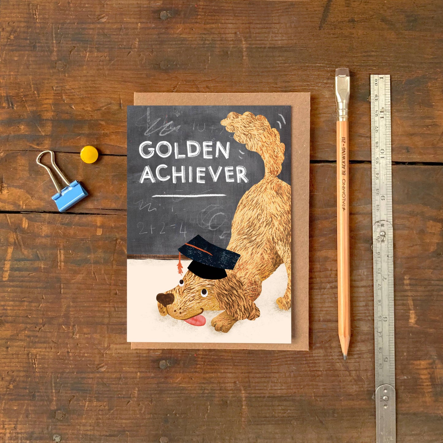 Golden Achiever Graduation Card