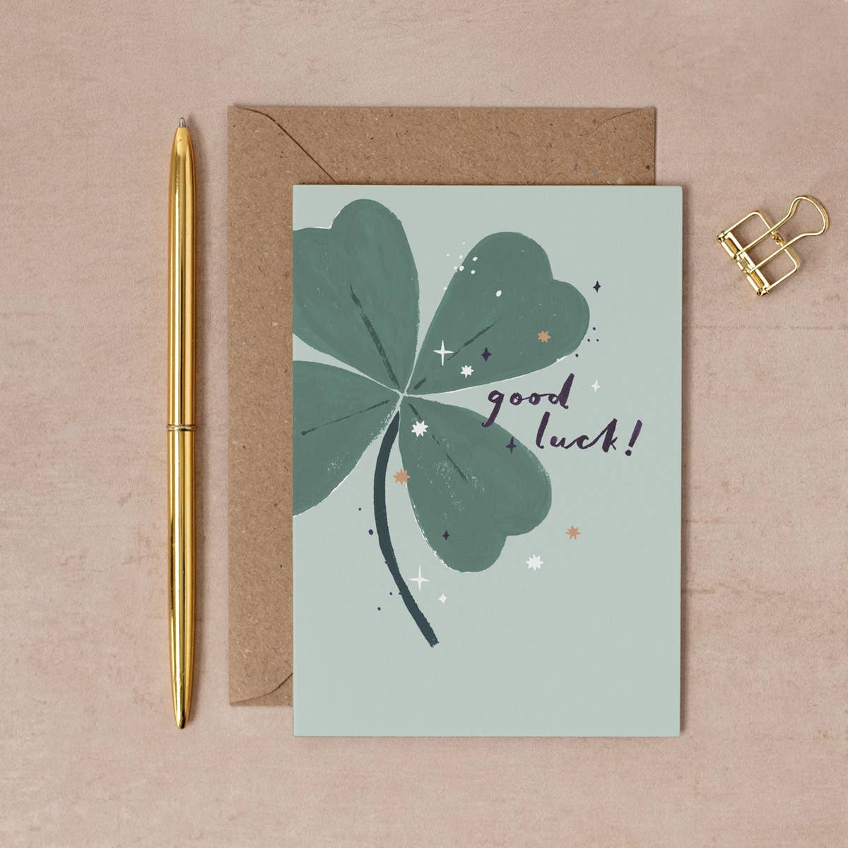 Good Luck! Clover Card