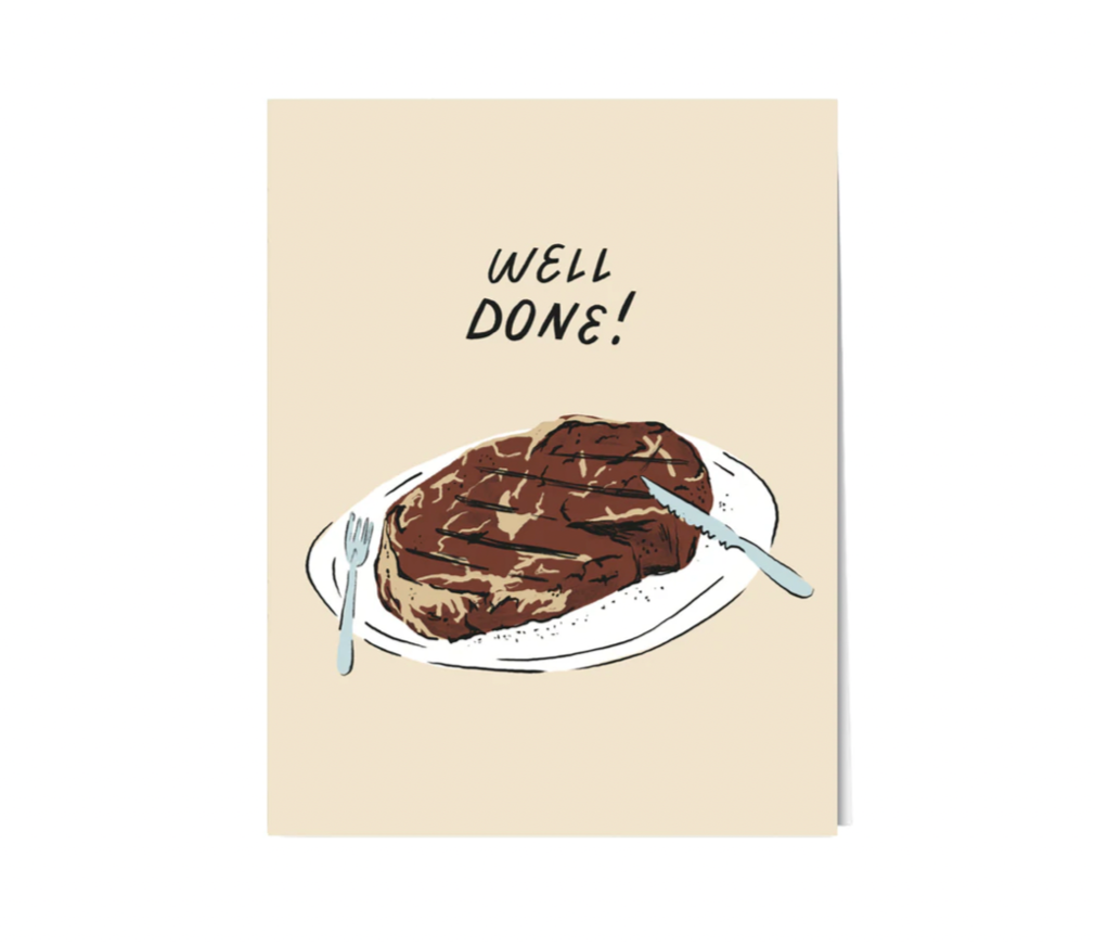 Well Done! Steak Card
