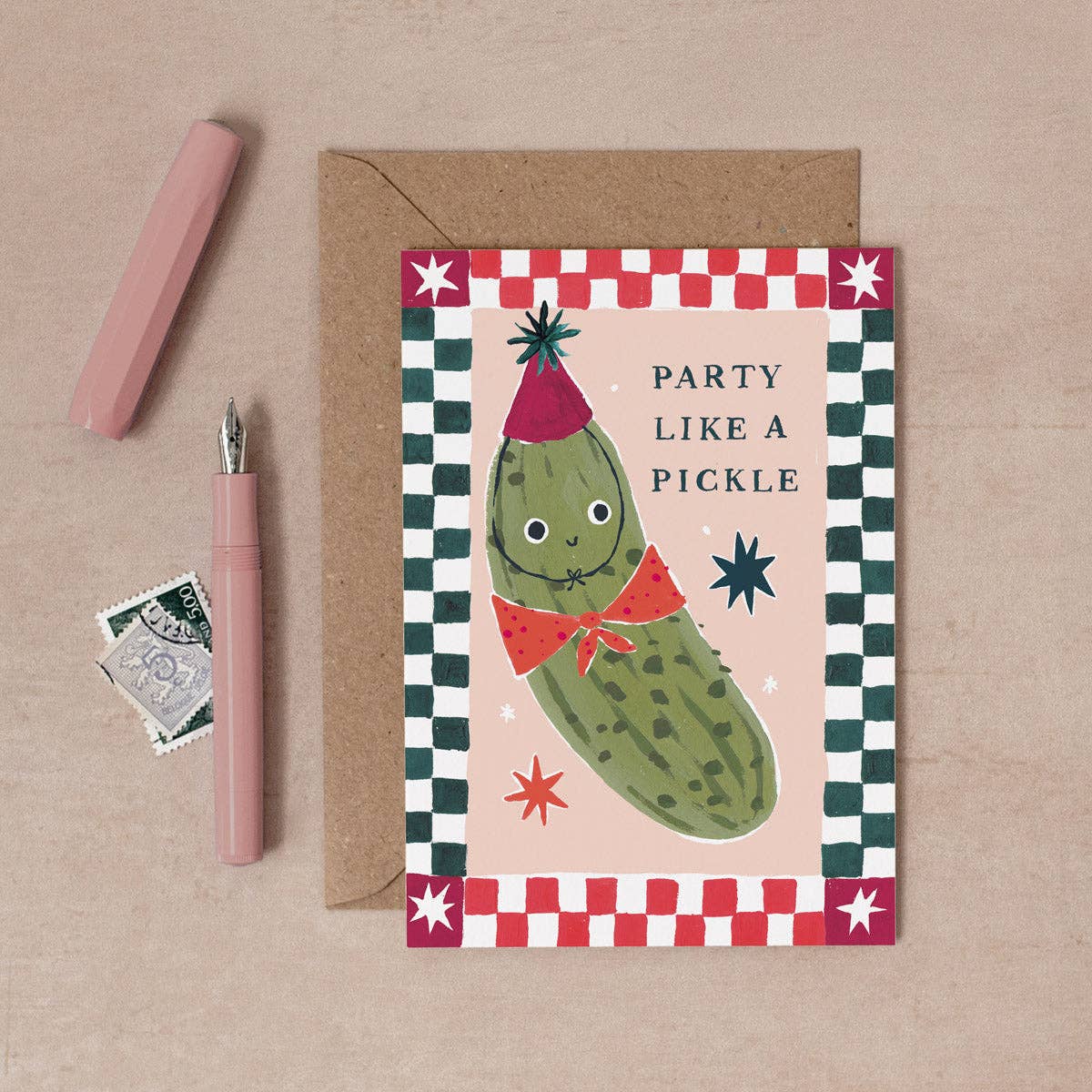 Party Like A Pickle • Birthday Card