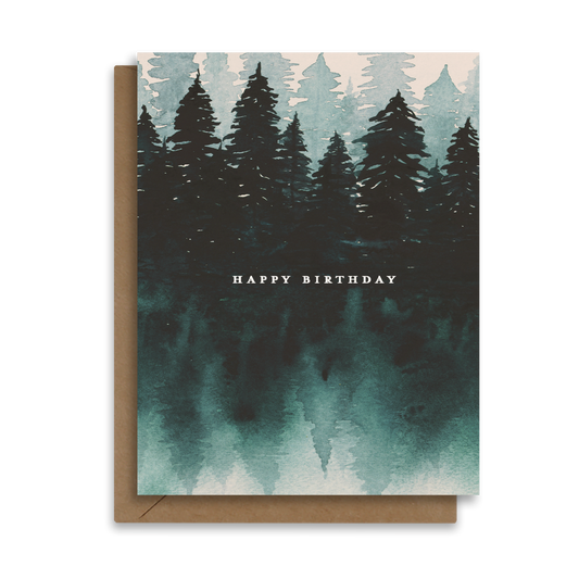 Happy Birthday Forest Card