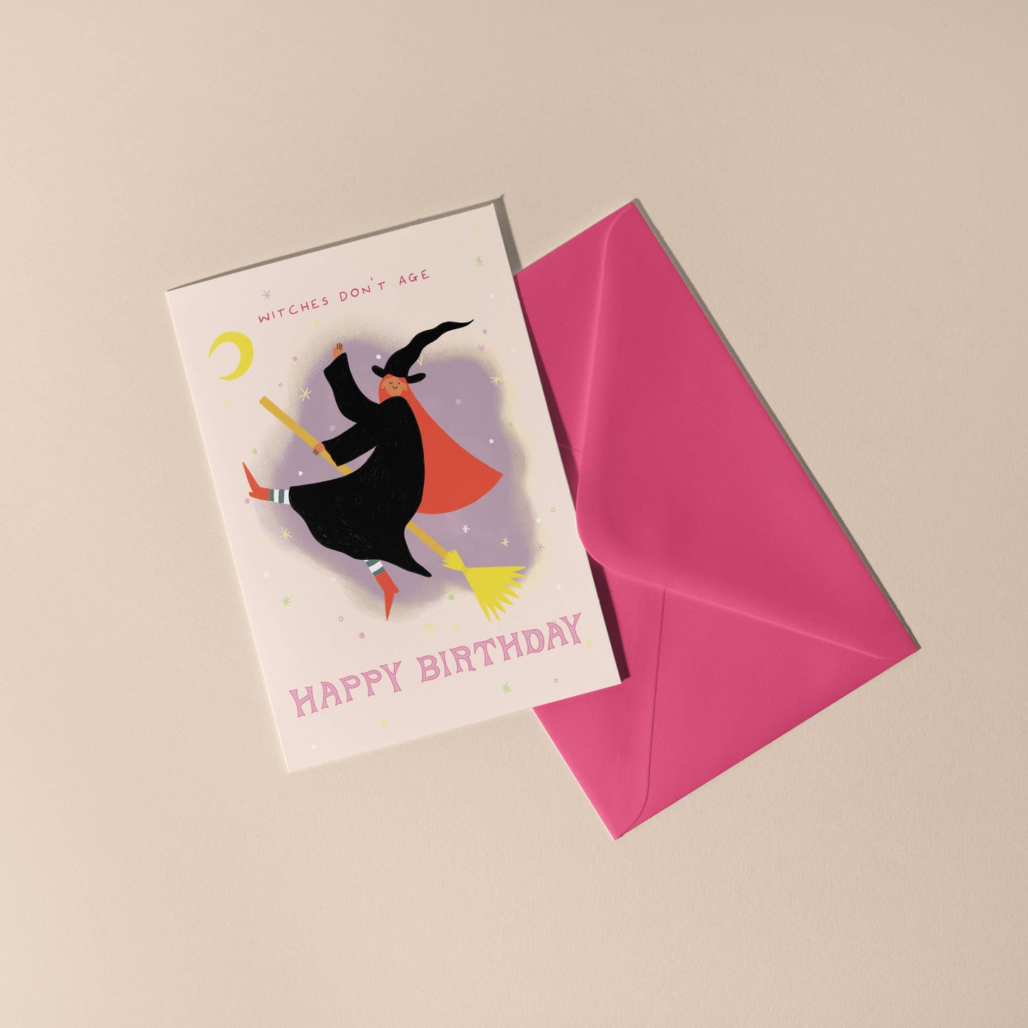 Witches Don't Age, Happy Birthday Card