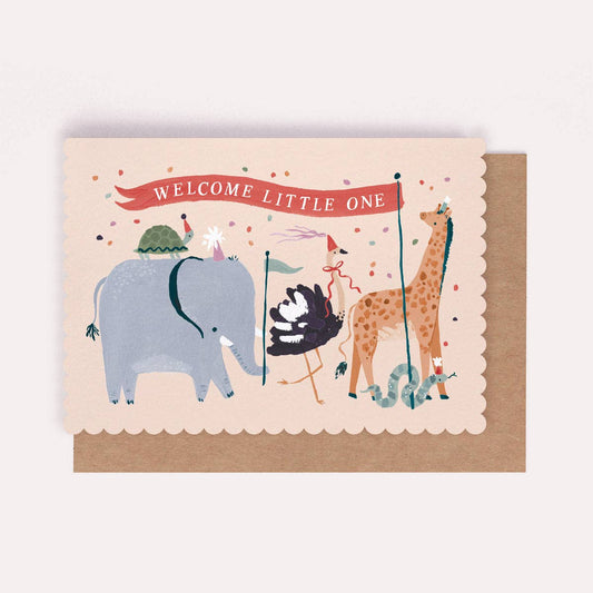 Welcome Little One Parade Baby Card