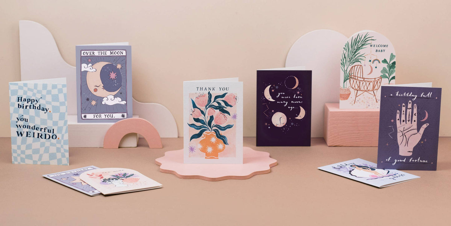 Thank You Vase Floral Card
