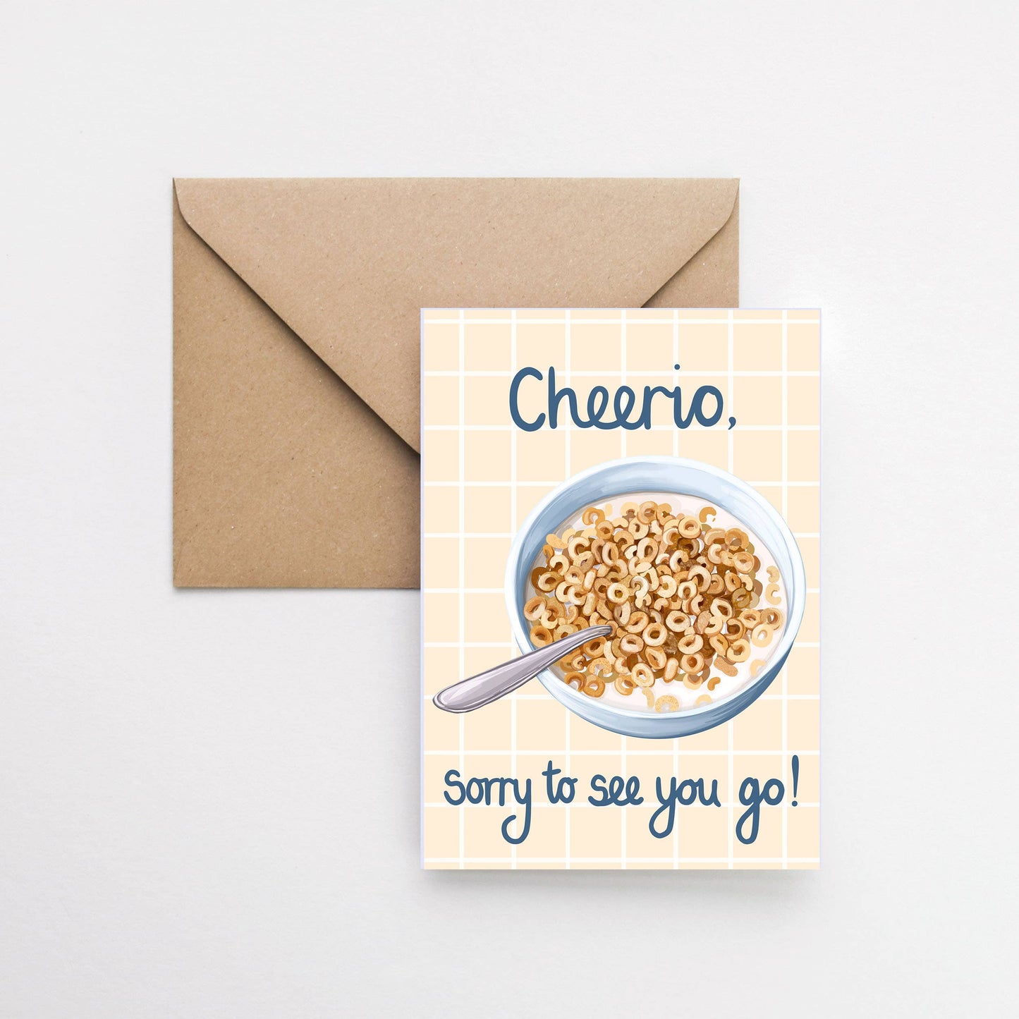 Cheerio, Sorry To See You Go! Card
