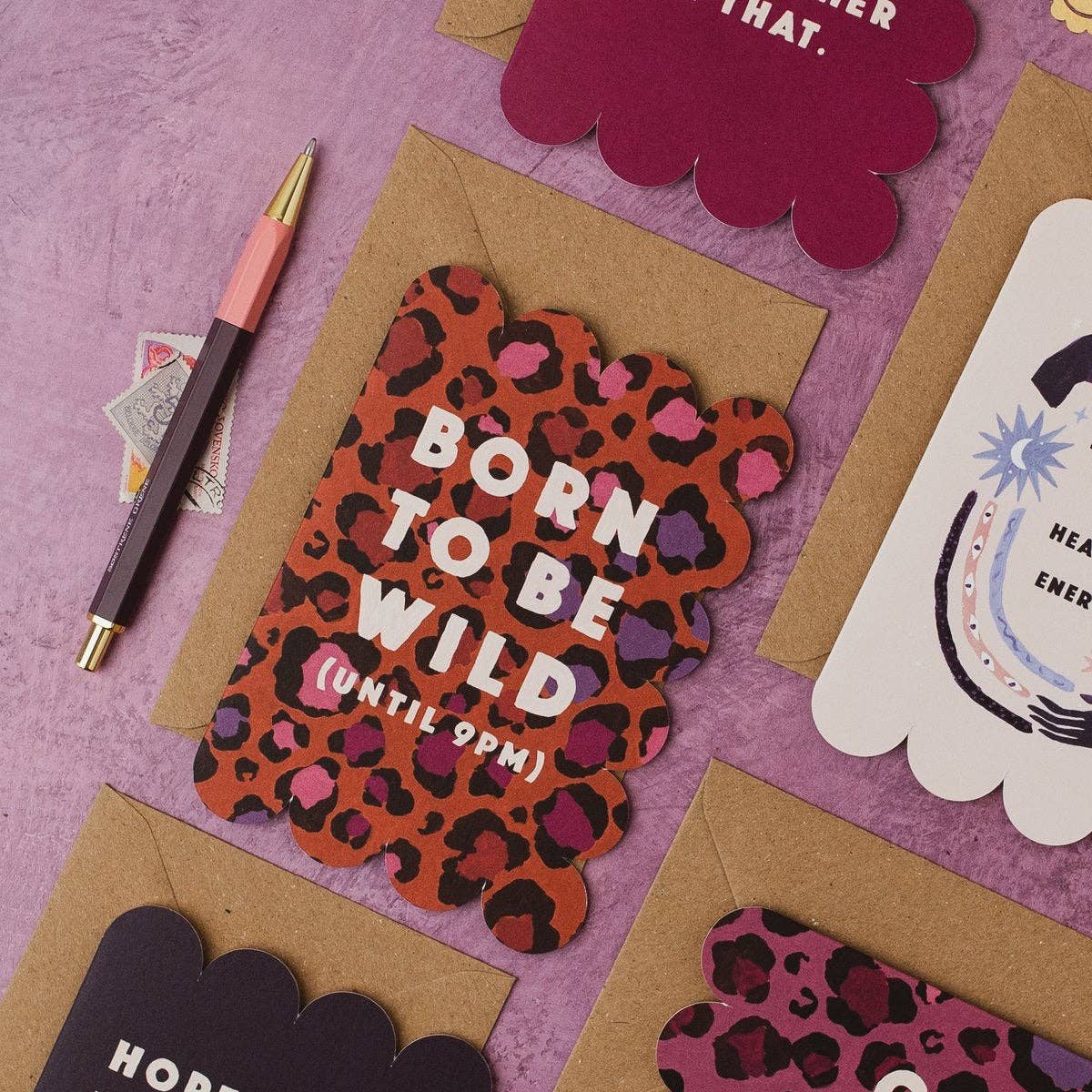 Born To Be Wild (Until 9PM) Leopard Print Card • Birthday Card