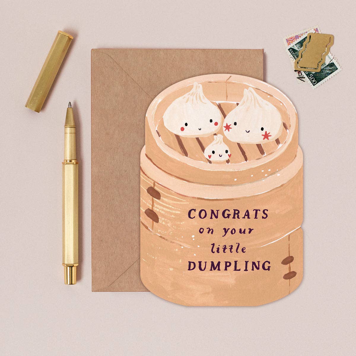 Congrats On Your Little Dumpling • Baby Card