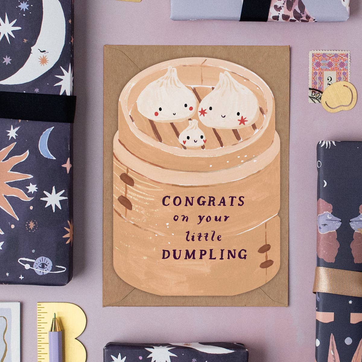 Congrats On Your Little Dumpling • Baby Card