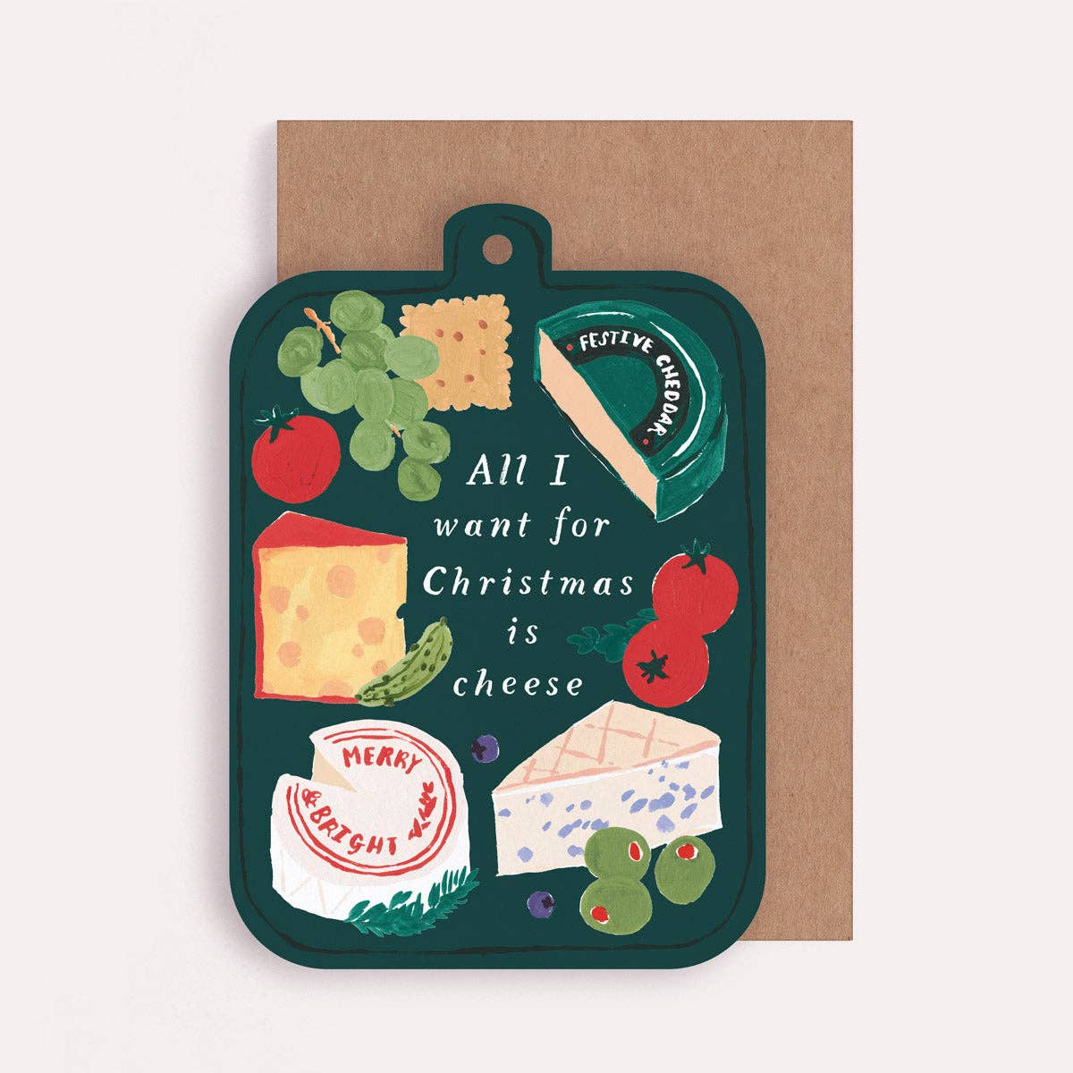 All I Want For Christmas Is Cheese • Christmas & Holiday Card
