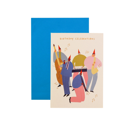 Jazzy Birthday Celebrations Card