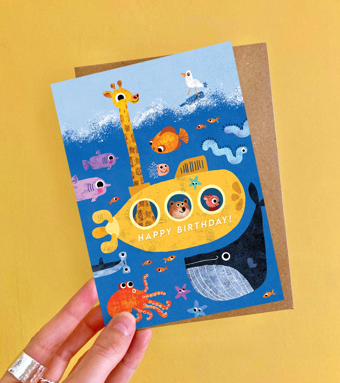 Happy Birthday Submarine Card
