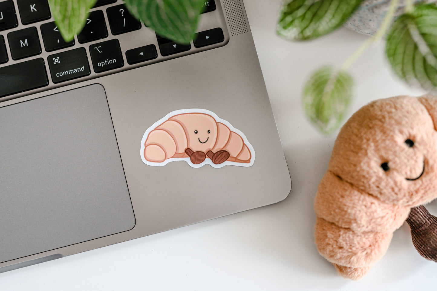 Cozy Croissant Inspired by Jellycat • Vinyl Sticker