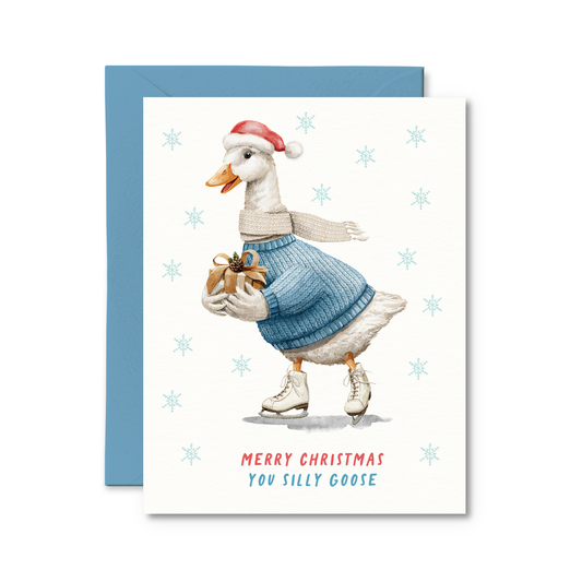Merry Christmas You Silly Goose Card