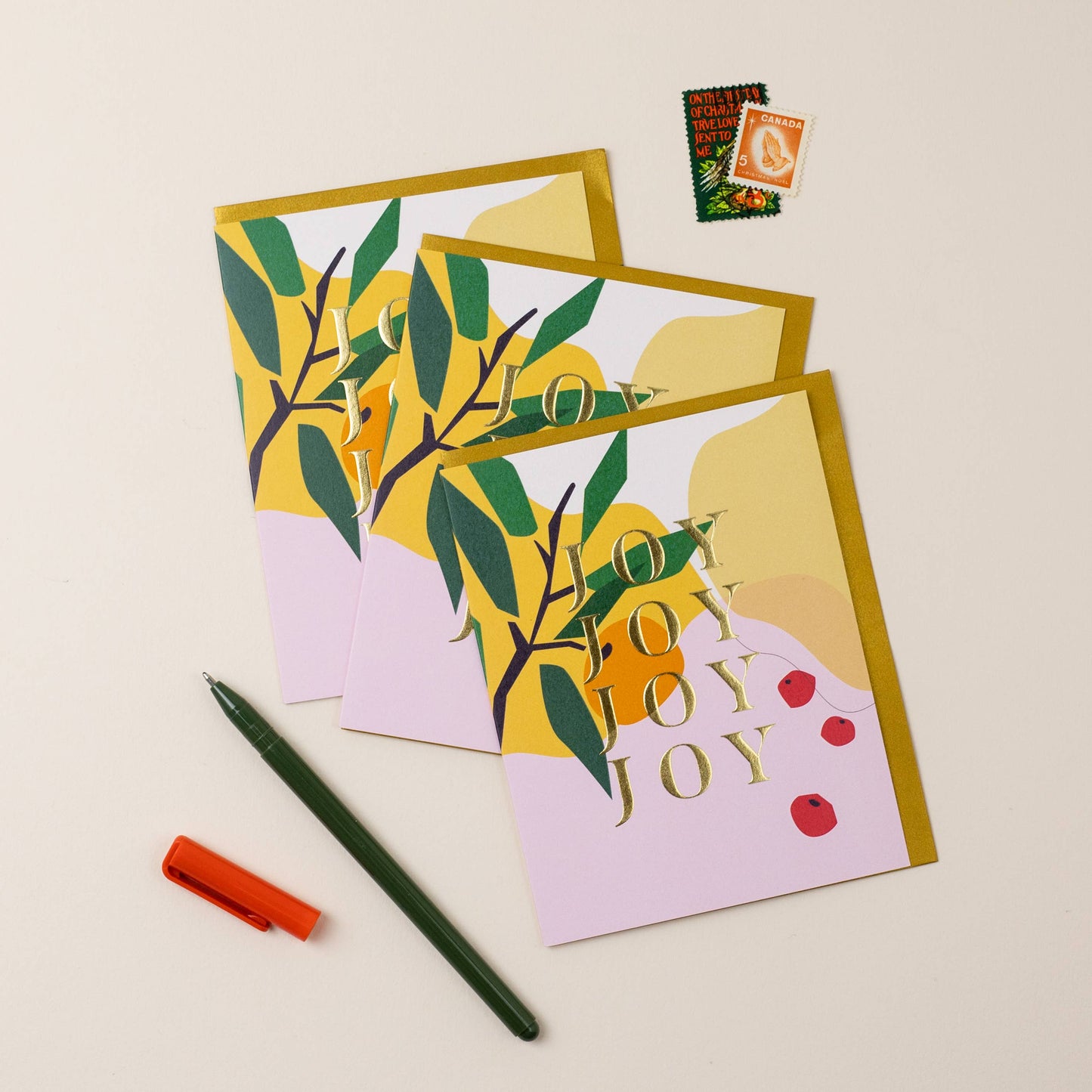 Modern Joy Christmas Card