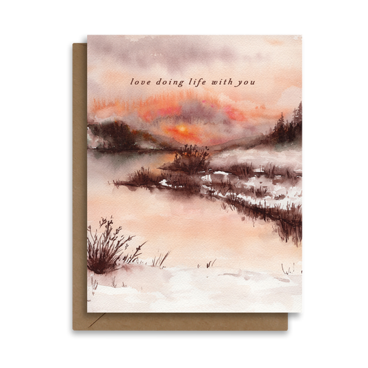 Love Doing Life With You Card