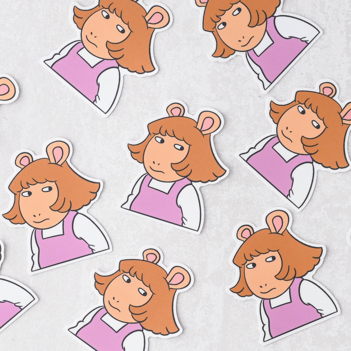 DW Side Eye Arthur Pop Culture • Vinyl Sticker
