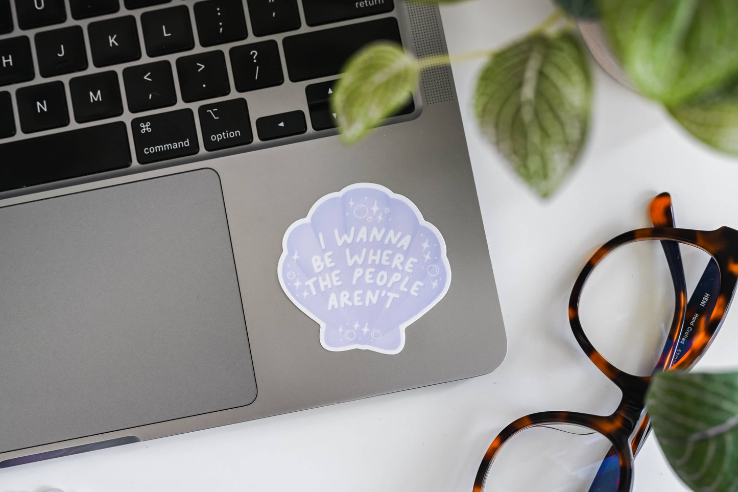I Wanna Be Where The People Aren't • Vinyl Sticker