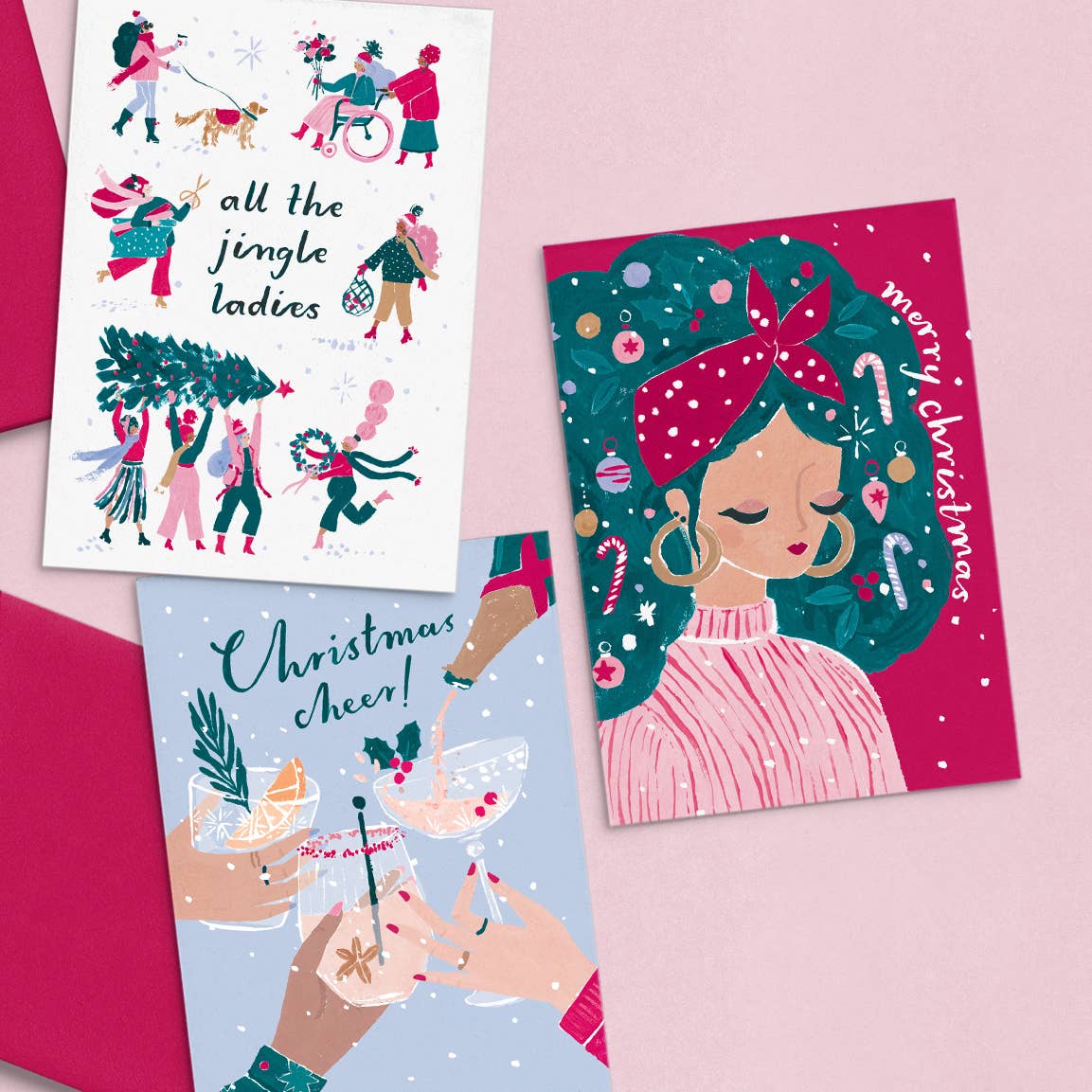 All The Jingle Ladies Holiday Card