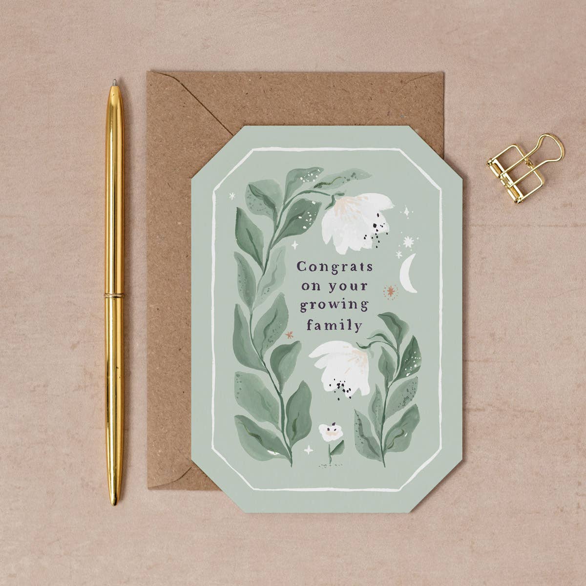 Congrats On Your Growing Family Card