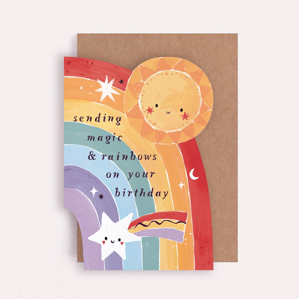 Sending Magic & Rainbows On Your Birthday Card