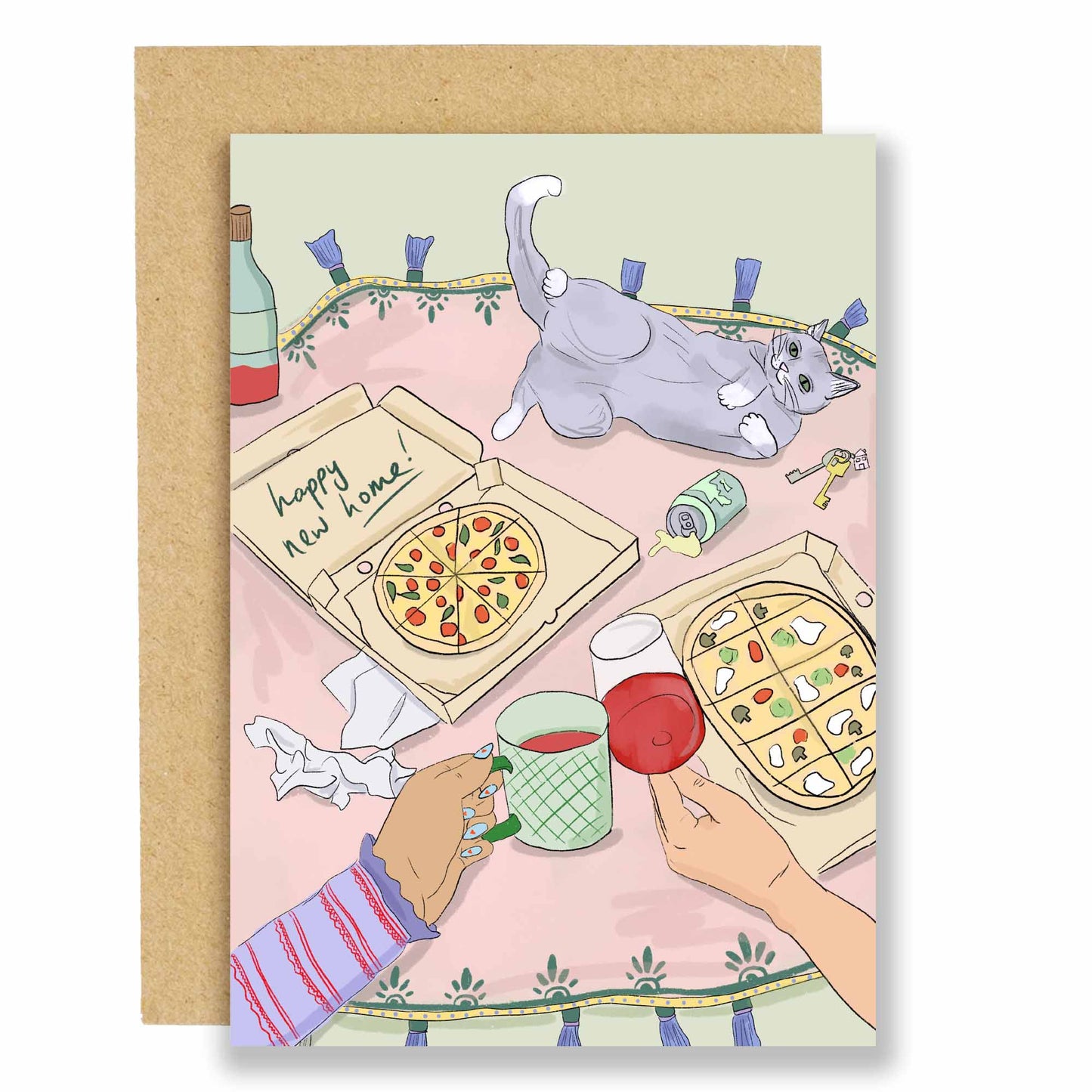 Happy New Home! Takeout Card