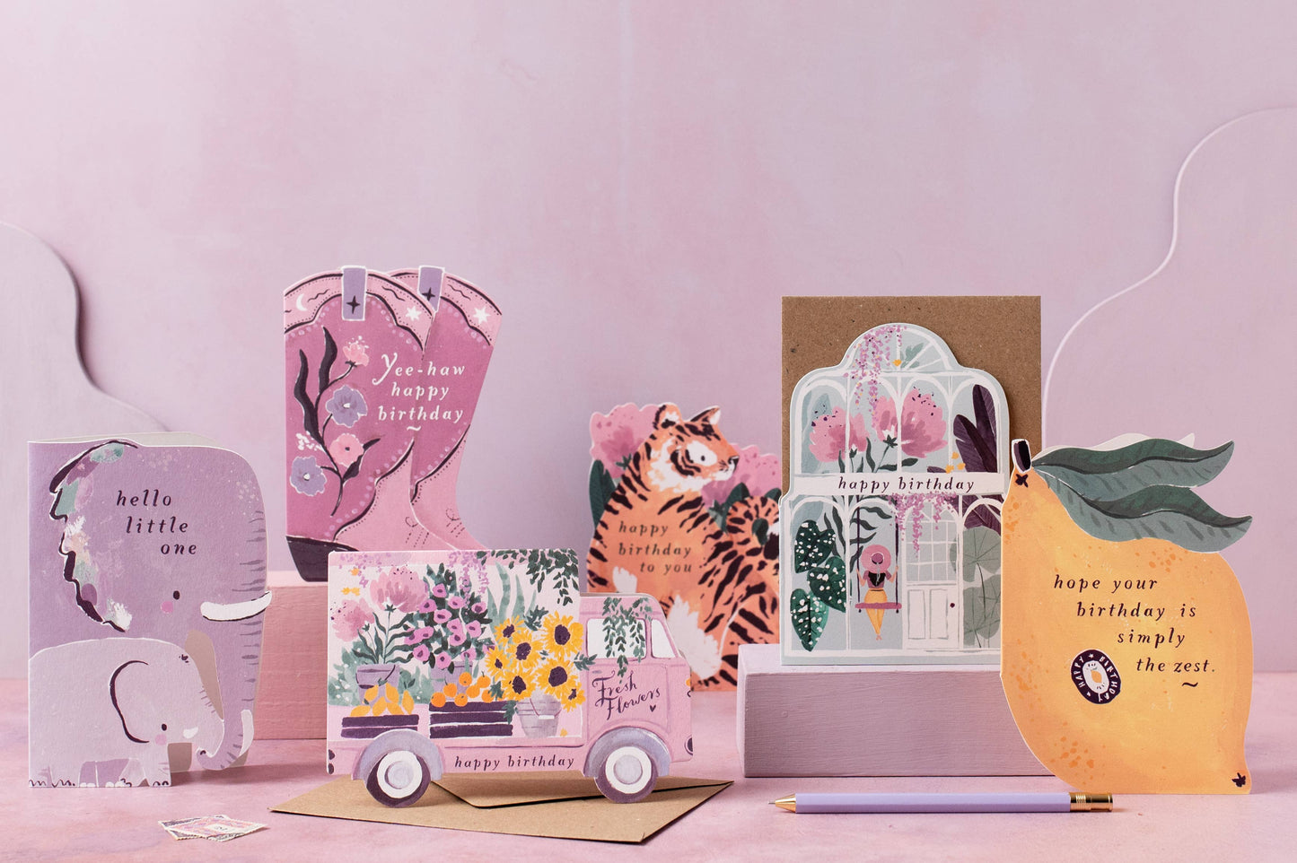 Hello Little One Elephant Card