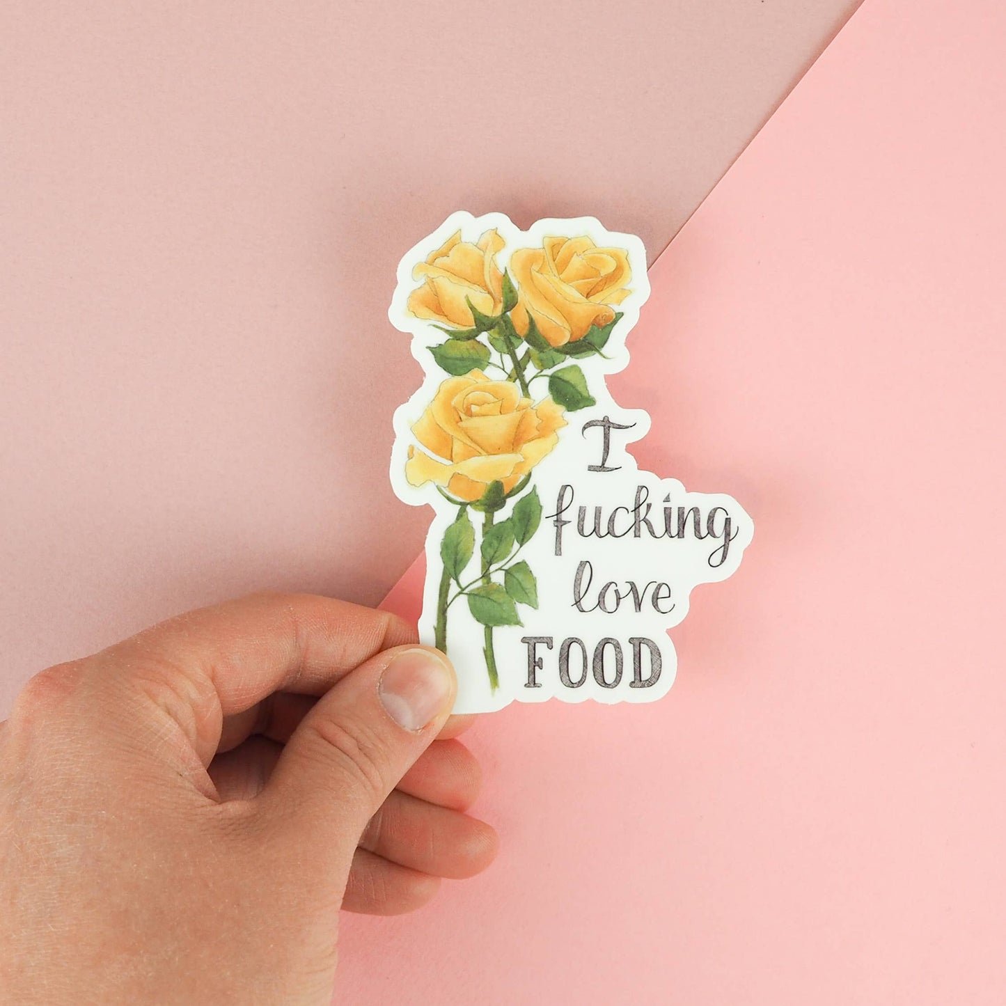 I Fucking Love Food Sticker