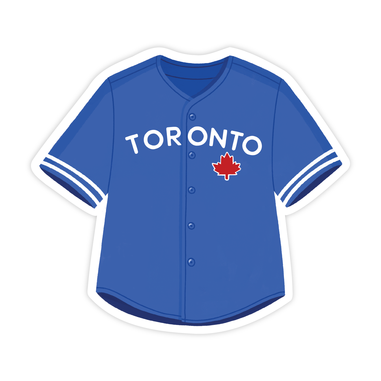 Toronto Baseball Jersey • Vinyl Sticker