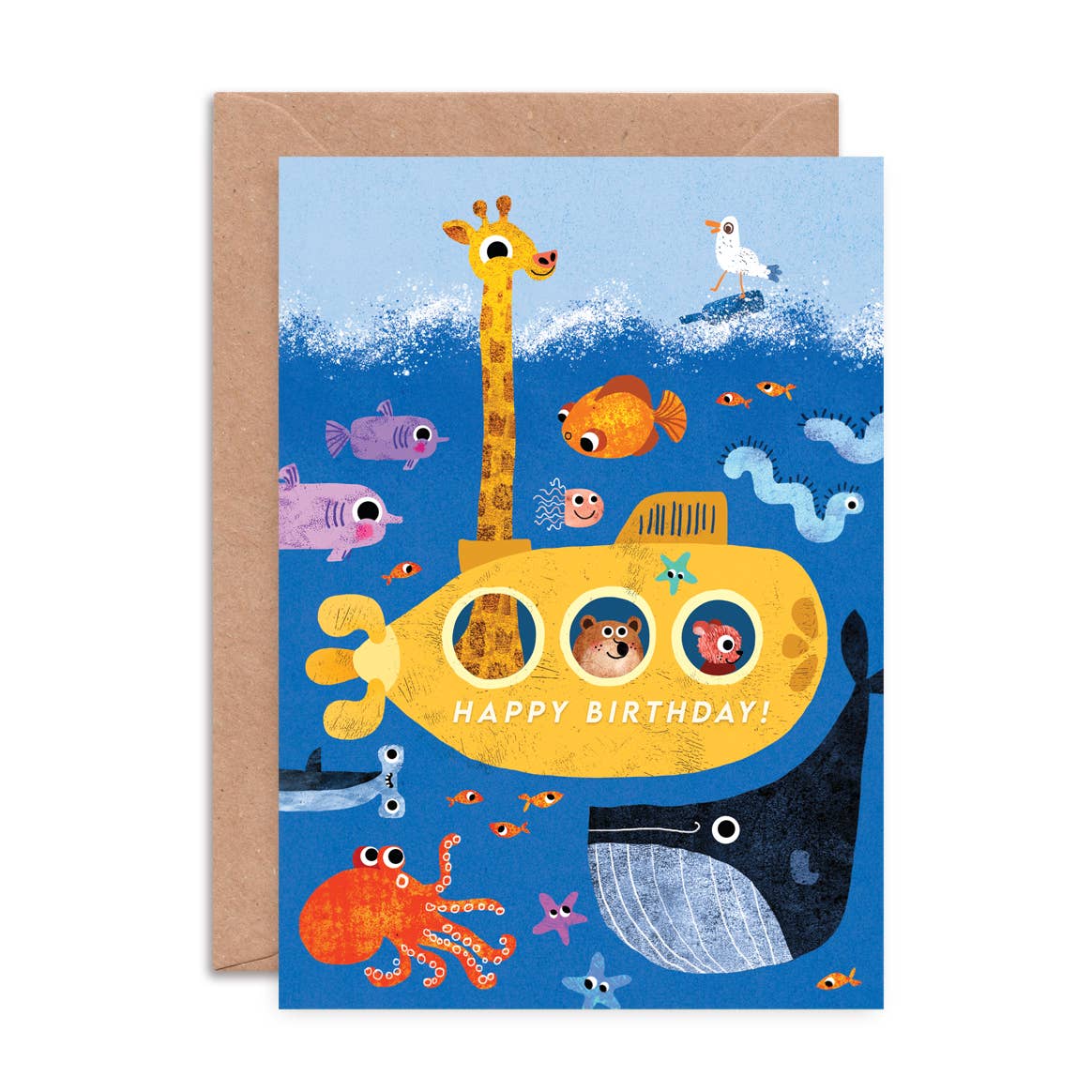 Happy Birthday Submarine Card