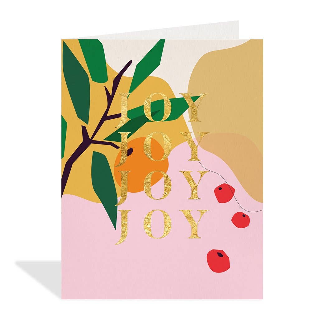 Modern Joy Christmas Card