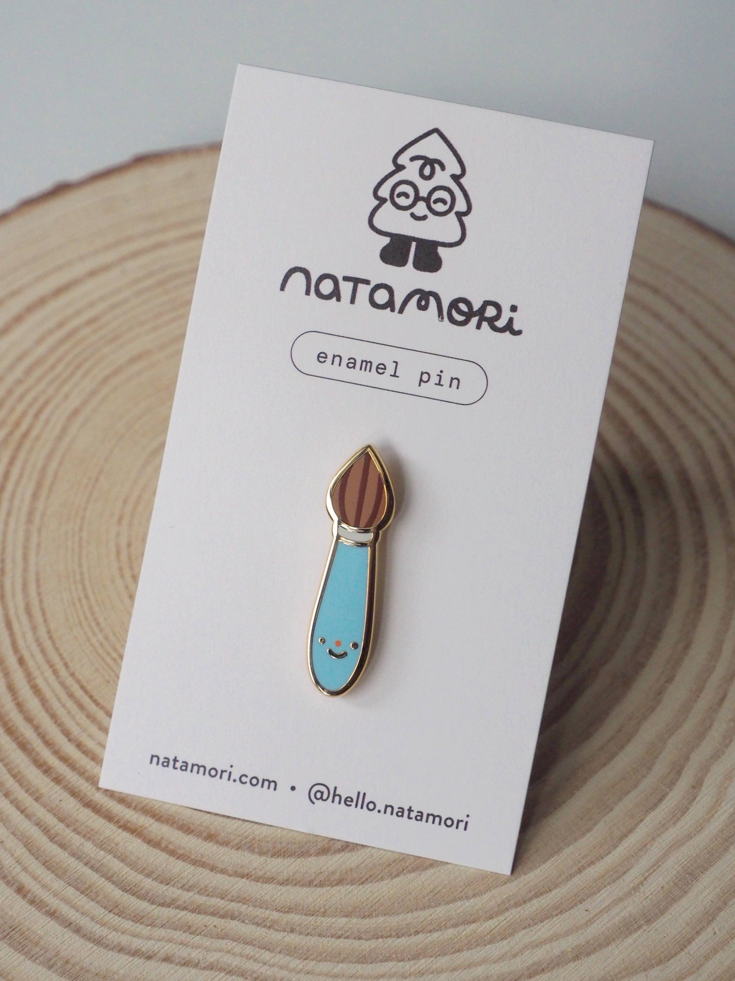 Paintbrush •  Enamel Pin