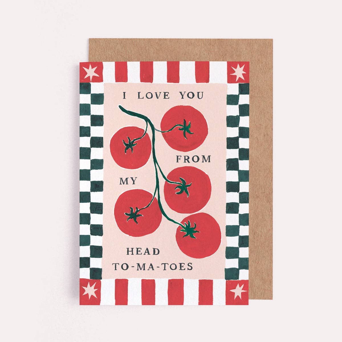 I Love You From My Head To-Ma-Toes Card