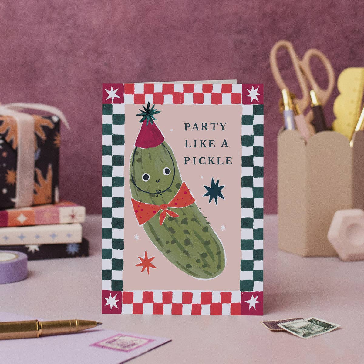 Party Like A Pickle • Birthday Card