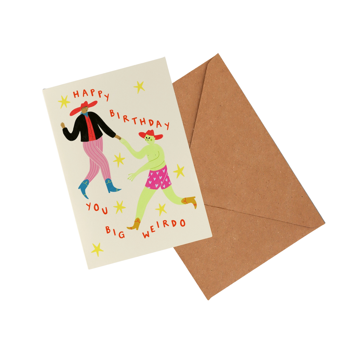 Happy Birthday You Big Weirdo Card