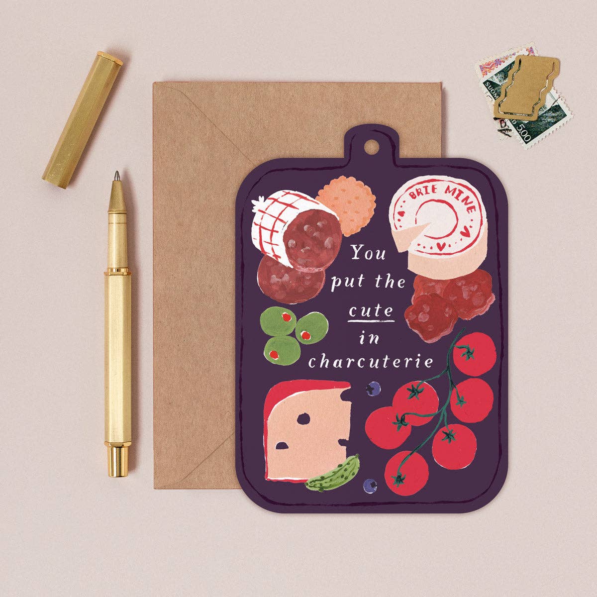 You Put The Cute in Charcuterie • Love & Friendship Card
